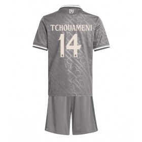 Real Madrid Aurelien Tchouameni #14 Tredje Kläder Barn 2024-25 Kortärmad (+ Korta byxor)